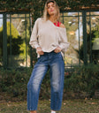 Long sleeves top in tan