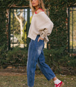 Knit top in tan