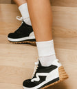 black and white sneaker
