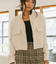 ivory jacket with pockets