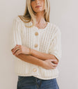 Brenda Knit Cardigan in Ivory