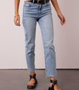 Amelia Straight Leg Jeans in Light Wash - FINAL SALE