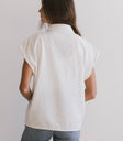 Elle Embroidered Button Up - FINAL SALE