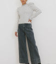 Emmaline Wide Leg Jeans in Dark Wash