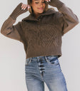 button detail cardigan sweater