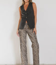 wide leg leopard jeans