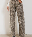 animal print denim