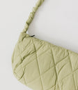 QUILTED PUFFER BAG IN SAGE