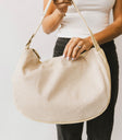 woven tote in ivory