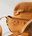 CROSSBODY PURSE IN COGNAC