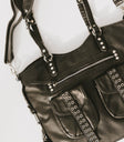 STUDDED BLACK PURSE