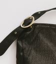BLACK BUCKLE TOTE