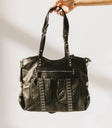 BLACK LEATHER BAG