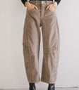corduroy pants in taupe