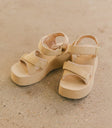 Sandals in cream