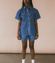 denim shorts