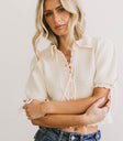 Penelope Ribbon Trim Cardigan