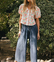 Denim pants in medium wash