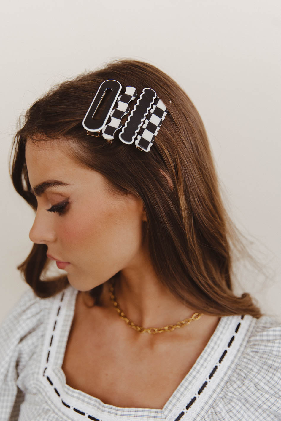 Hair clip in black