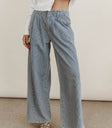 striped baggy denim