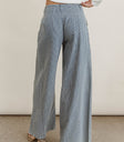 stiped wide leg pants
