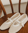 ivory ballet flat