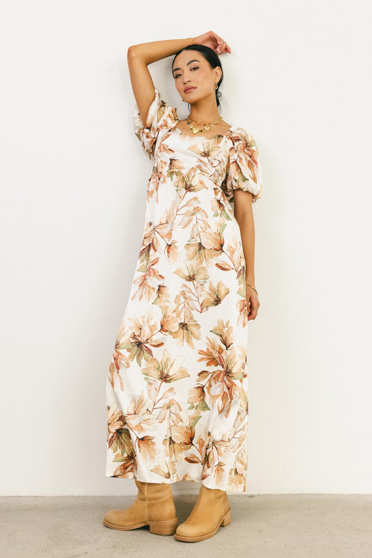 Maxi dress in multi color