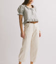barrel jeans in cream