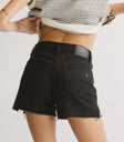 raw hem shorts with pockets