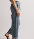 full length medium wash denim