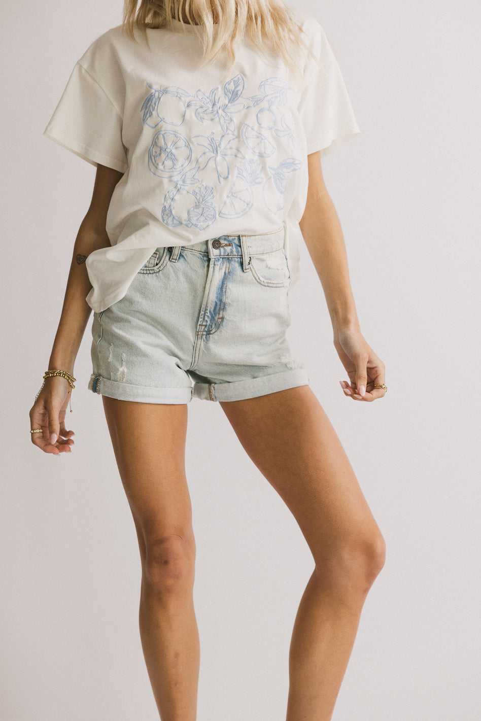 light wash denim