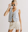 baby blue vest