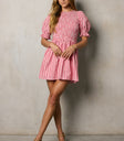SHORT SLEEVE MINI DRESS