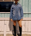 oversized denim jacket