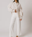 Karie Crochet Pants in White