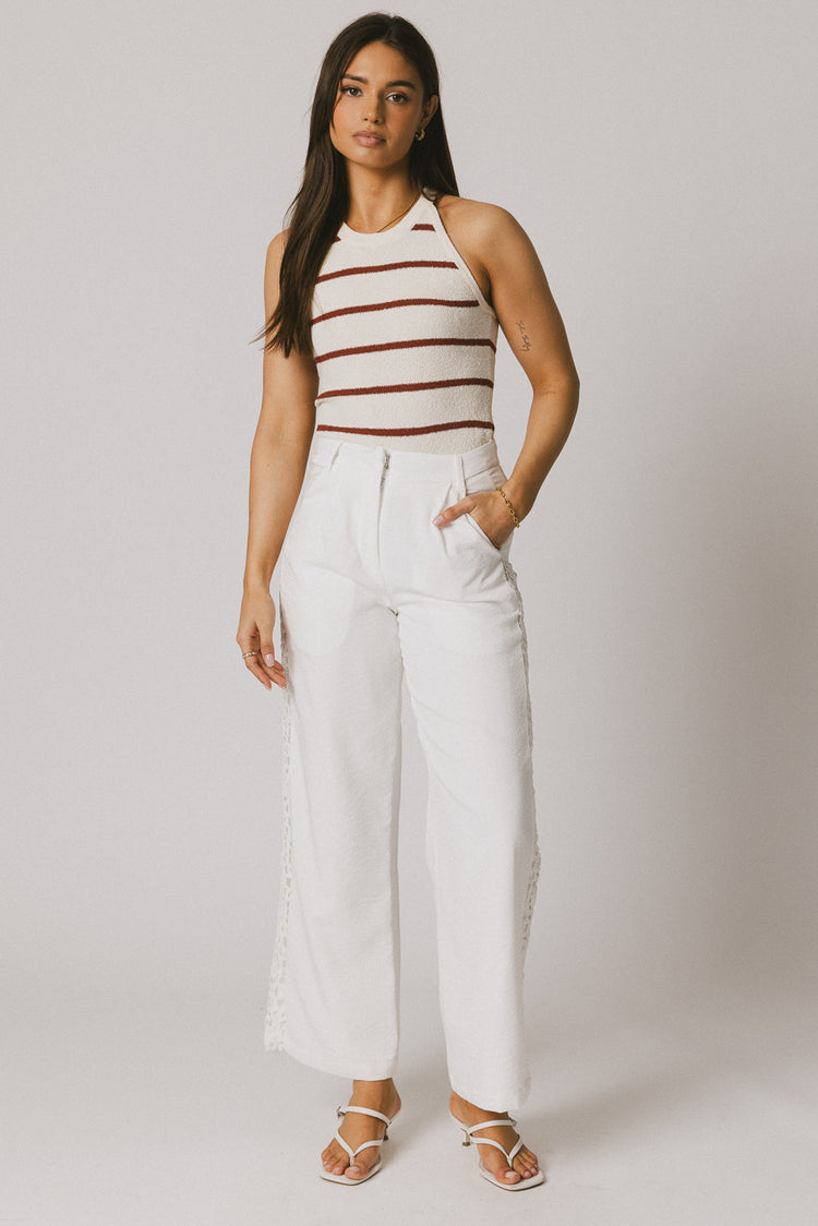 RED STRIPED TOP