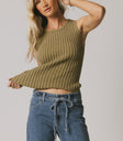 round neckline tank top