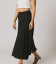 womens black maxi skirt