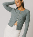 Hellen Knit Cardigan in Blue
