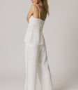white crochet set