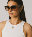 Oversized tortoise shell sunglasses