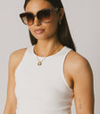 pink sunglasses with ombre lenses