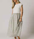 cute lined floral dress
