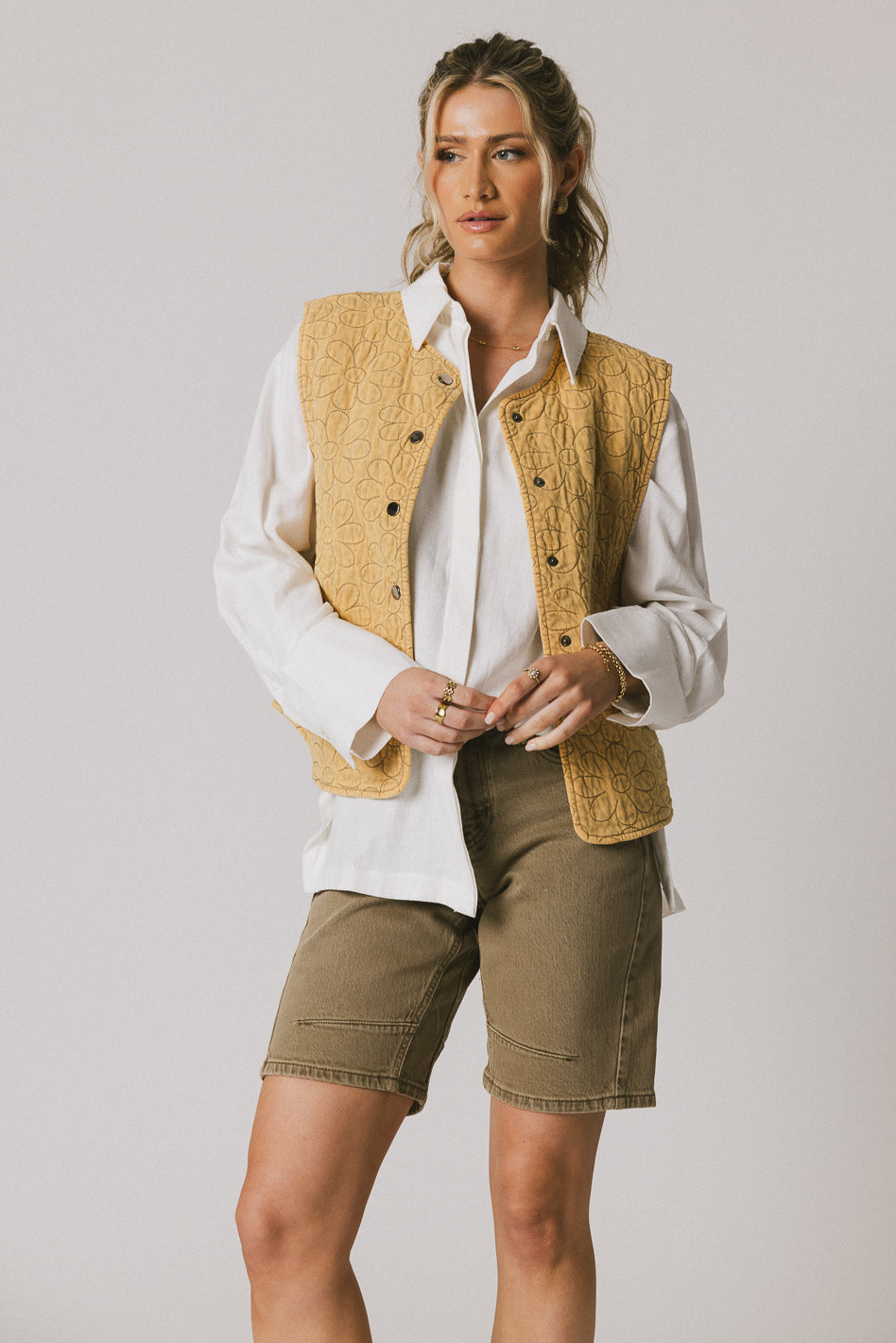 button up vest
