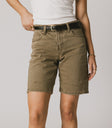 green Bermuda shorts