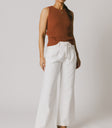 WIDE LEG WHITE PANTS