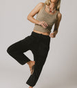 RELAXED BLACK PANTS