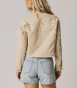 cropped floral jacket