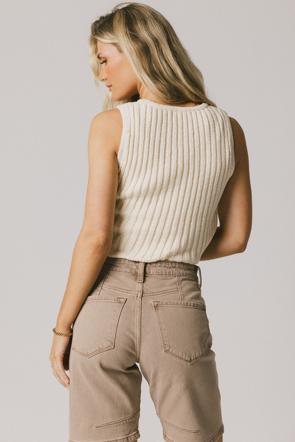 RIBBED TANK TOP