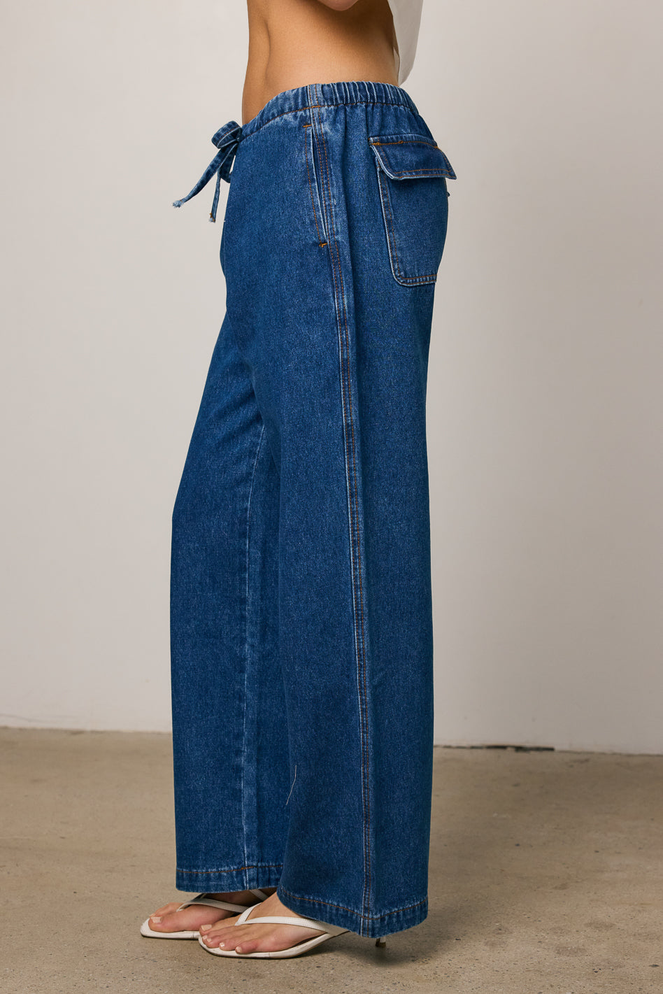 high rise jeans